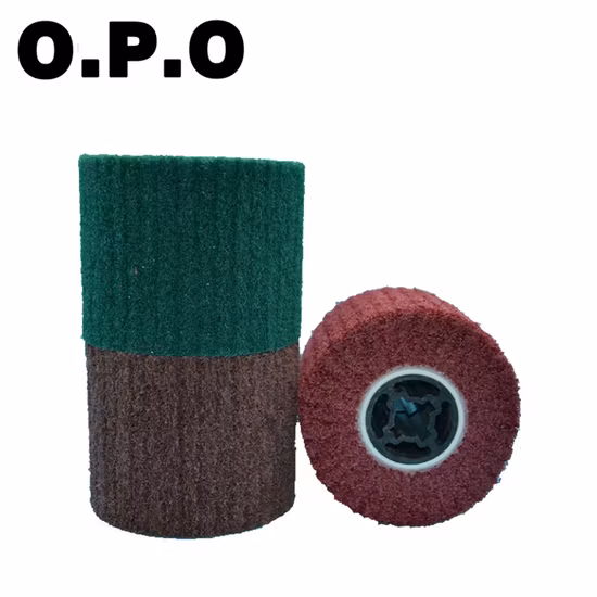 Ferramentas abrasivas Fio desenho rebolo não tecido para polimento de aço inoxidável